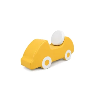 Yellow & White soft Play Foam Car