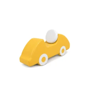 Yellow & White soft Play Foam Car – view 2