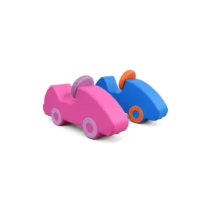 Blue & Pink soft Play Rocking Car