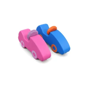 Blue & Pink soft Play Rocking Car – view 6