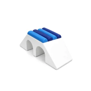White & Blue double Tunnel Soft Play Climber – view 4