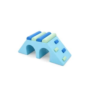 Sky Blue double Tunnel Soft Play Climber