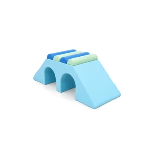 Sky Blue double Tunnel Soft Play Climber – view 5