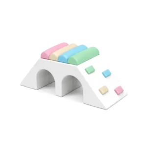 Pastel double Tunnel Soft Play Climber – view 3