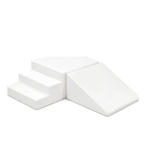 White corner Step & Ramp Soft Play Climber
