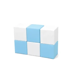 Light Pink & Sky Blue two-Tone Soft Play Cube Set – view 2