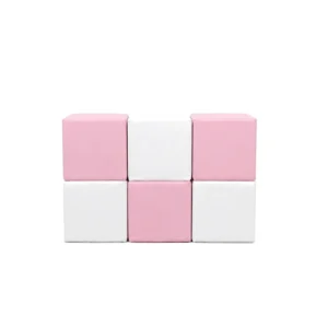 Light Pink & Sky Blue two-Tone Soft Play Cube Set – view 3