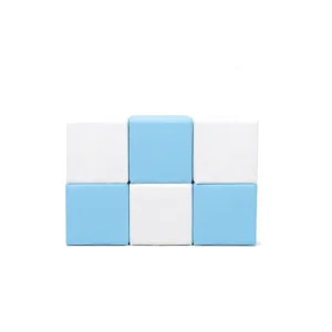 Light Pink & Sky Blue two-Tone Soft Play Cube Set – view 4