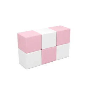 Light Pink & Sky Blue two-Tone Soft Play Cube Set – view 5