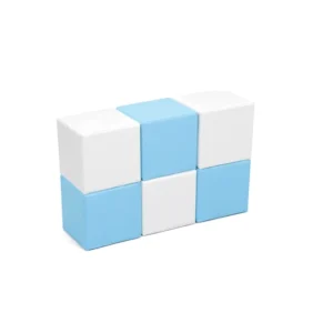 Light Pink & Sky Blue two-Tone Soft Play Cube Set – view 6