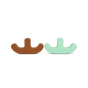 Brown & Mint double-Seat Soft Play Rocker – view 4
