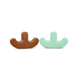 Brown & Mint double-Seat Soft Play Rocker – view 3