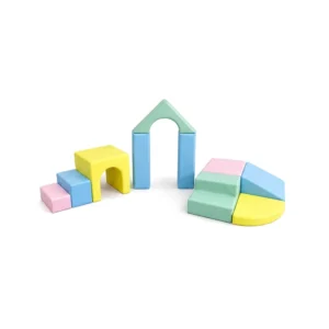 Pastel soft Play Climber Set with Tunnel & Arch – view 4