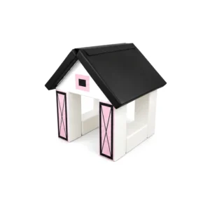 White & Pink cottage Soft Play Playhouse – view 2