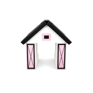 White & Pink cottage Soft Play Playhouse – view 4