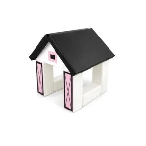 White & Pink cottage Soft Play Playhouse – view 3