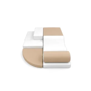 Beige & White soft Play Obstacle Course – view 3