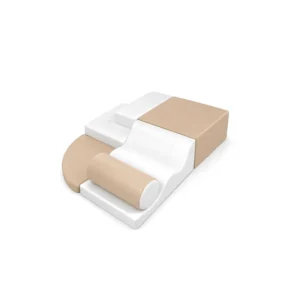 Beige & White soft Play Obstacle Course – view 2