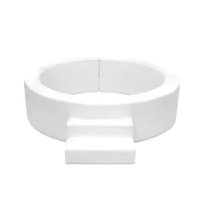White round Soft Play Ball Pit with Steps