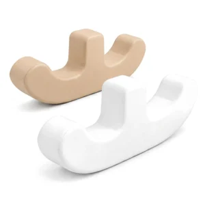 Beige & White double-Seat Soft Play Rocker