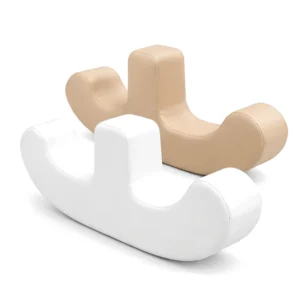 Beige & White double-Seat Soft Play Rocker – view 4