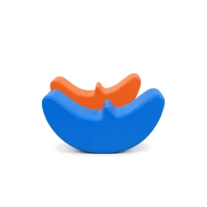 Blue & Orange crescent Soft Play Rocker – view 3