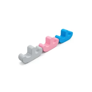Grey, Pink & Blue double-Seat Soft Play Rocker – view 3