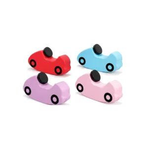 Sky Blue, Red, Pink & Lilac soft Play Rocking Car