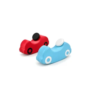 Sky Blue & Red soft Play Rocking Car – view 2