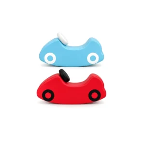 Sky Blue & Red soft Play Rocking Car – view 3