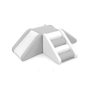 Grey & White 4-Way Soft Play Climber