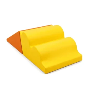 Yellow & Sage wave Step & Ramp Soft Play Climber – view 2