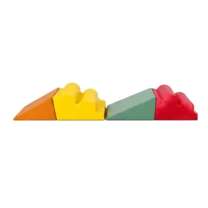 Yellow & Sage wave Step & Ramp Soft Play Climber – view 6