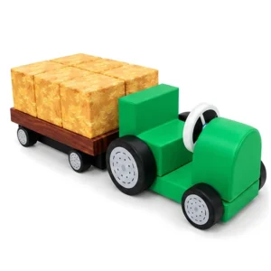 Green soft Play Tractor & Trailer Set – view 8