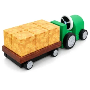 Green soft Play Tractor & Trailer Set – view 10