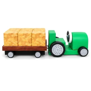 Green soft Play Tractor & Trailer Set – view 12