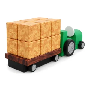 Green soft Play Tractor & Trailer Set – view 4