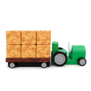 Green soft Play Tractor & Trailer Set – view 5