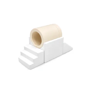 Beige & White tunnel Soft Play Climber – view 2