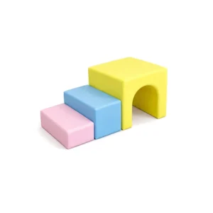 Pastel soft Play Climber Set with Tunnel & Arch – view 6