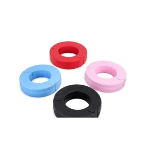 Blue, Red, Pink & Black ring Soft Play Seat Cushion
