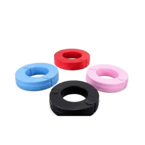Blue, Red, Pink & Black ring Soft Play Seat Cushion – view 2