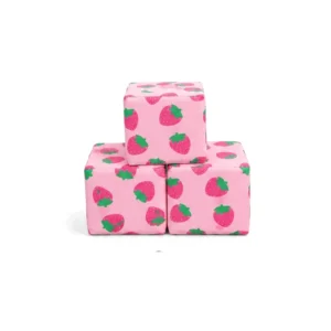Strawberry Print 30 cm soft play cube – view 3
