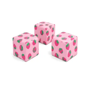 Strawberry Print 30 cm soft play cube – view 4