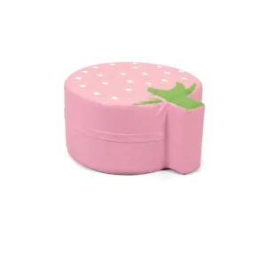 Pink & Red strawberry Soft Play Round Stool – view 5