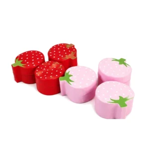 Red & Pink strawberry Soft Play Stool