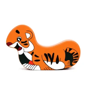 Orange tiger Soft Play Rocker