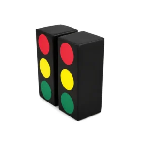 Black traffic Light Soft Play Block – view 5