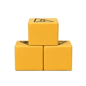 Yellow Traffic Signs soft Play Cube, 30 cm – view 5