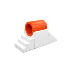 Orange & White tunnel Soft Play Climber – view 4